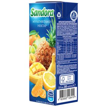 Sandora Multivitamin Nectar 200ml - buy, prices for Epicentr FOOD - photo 1