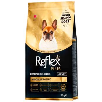 Корм сухой Reflex Plus French Bulldog Adult с курицей для собак породы английский бульдог 3кг - купить, цены на MasterZoo - фото 1