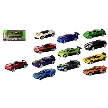 Игрушка Shantou машинка гоночная металлическая 1:64 7636KI