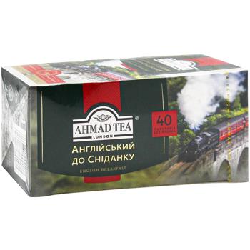Чай чорний Ahmad Tea Англійський до сніданку 2г*40шт - купити, ціни на КОСМОС - фото 3
