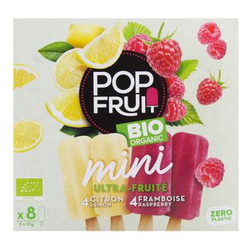 Pop Fruit Organic Raspberry and Lemon Sorbet 8x35g - buy, prices for WINETIME - photo 2