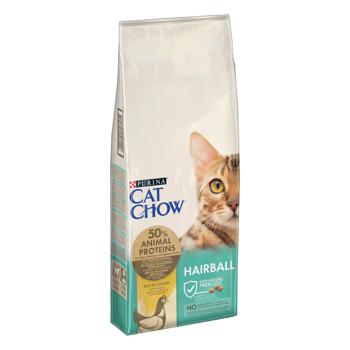 Корм сухой Cat Chow Hairball с курицей для вывода шерсти у кошек 15кг - купить, цены на MasterZoo - фото 4