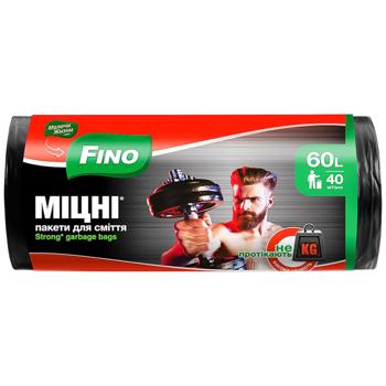 Fino Strong Garbage Bags 60l 40pcs - buy, prices for COSMOS - photo 1