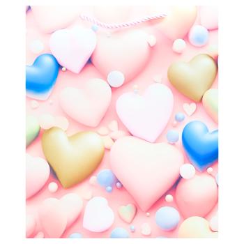 Zed Hearts Gift Bag 26x32x10cm - buy, prices for - photo 4