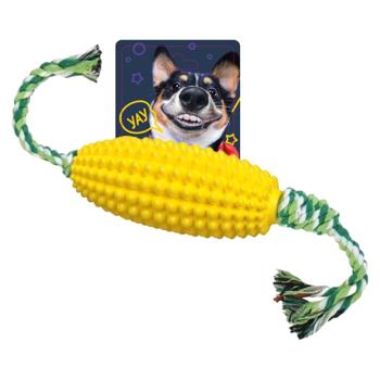 Игрушка для собак DGT-Pets Кукуруза с канатом 35см
