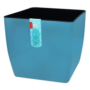 Aleana Quadro Flowerpot Light Blue 22х21cm - buy, prices for NOVUS - photo 1