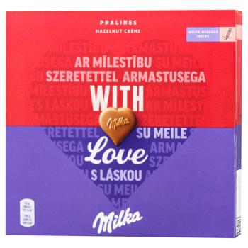 Конфеты Milka шоколадные с ореховой начинкой 110г - купить, цены на МегаМаркет - фото 1