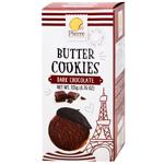Pierre Biscuiterie Butter Cookies Coated in Dark Chocolate 135g