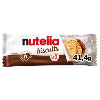 Печиво Biscuits Nutella горіхова паста та какао 41,4г - купити, ціни на Чудо Маркет - фото 2
