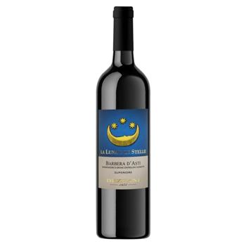 Dezzani La Luna e Le Stelle Barbera d'Asti Red Semi-Dry Wine 14% 0.75l - buy, prices for NOVUS - photo 1