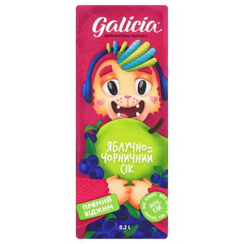 Galicia Apple-Bilberry Juice 200ml - buy, prices for MegaMarket - photo 2