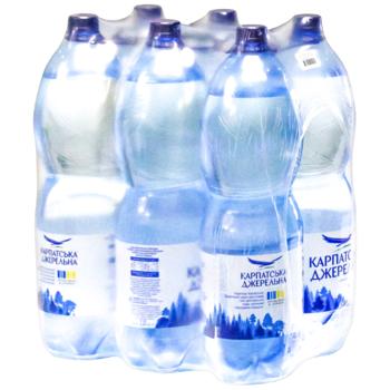 Вода мінеральна Карпатська Джерельна сильногазована 2л - купити, ціни на Епіцентр FOOD - фото 2