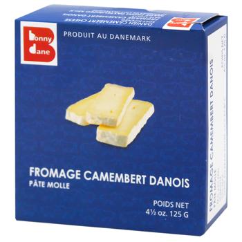 Bonny Dane Camembert Cheese 50% 125g - buy, prices for Za Raz - photo 1