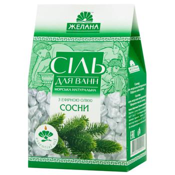 Сіль для ванни Желана з ефірною олією Сосни 500г - купити, ціни на МегаМаркет - фото 1