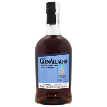 Виски GlenAllachie 15 лет 46% 0,7л - купить, цены на МегаМаркет - фото 1