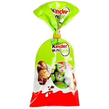 Конфеты Kinder мини шоколадные яйца с начинкой лесной орех 85г - купить, цены на Эпицентр FOOD - фото 3