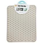 Коврик для раковины бежевый пвх 26,5*31,5см 35176-1