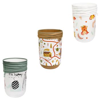 Корзина для белья Koopman 20л в ассортименте - купить, цены на КОСМОС - фото 1