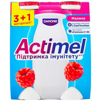 Actimel Raspberry Fermented Milk Product 1.4% 100gx4pcs - buy, prices for Chudo Market - photo 2