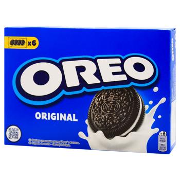 Печенье-сэндвич Oreo с какао и кремовой ванильной начинкой 228г