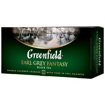 Greenfield Earl Gray Fantasy Black Tea 2g*25pcs - buy, prices for Ideal - photo 1