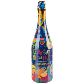 Bubble Drink Peach Baby Champagne 0.75l - buy, prices for ULTRAMARKET - photo 1