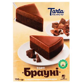 Tarta Brownie Cake with Milk Chocolate 190g - buy, prices for Auchan - photo 1