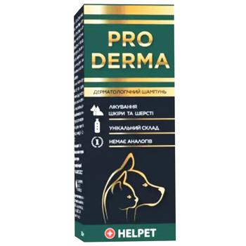 Шампунь для собак и кошек Helpet Pro Derma дерматологический с ароматом мяты 200мл - купить, цены на MasterZoo - фото 1