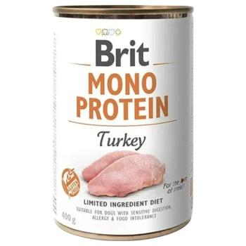 Brit Care Mono Protein набір вологого корму для собак 5+1 шт х 400 г - індичка - купити, ціни на MasterZoo - фото 3