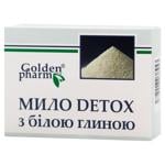 Мыло твердое Golden Pharm Detox с белой глиной 70г