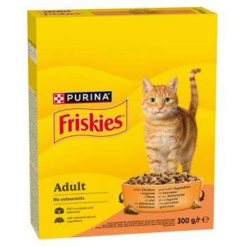 Friskies Dry Feed with Chicken and Vegetables for Adult Cats 300g - buy, prices for COSMOS - photo 3