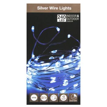 Гірлянда електрична Koopman зовнішня 240 LED 27м холодний білий - купити, ціни на NOVUS - фото 2