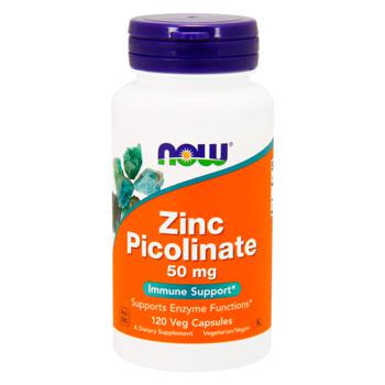 Цинку піколінат Now Foods 50мг 120 капсул - купити, ціни на Біотус - фото 1