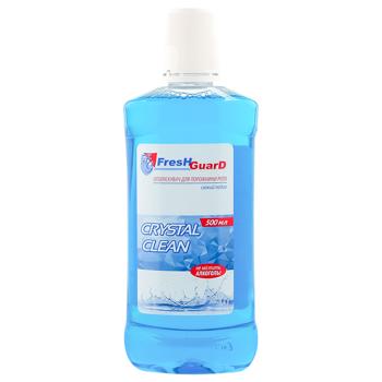 Ополаскиватель для ротовой полости Fresh Guard Crystal Clean 500мл - купить, цены на Чудо Маркет - фото 1