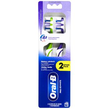 Зубная щетка Oral-B Pro-3DWhite средняя 2шт - купить, цены на NOVUS - фото 6
