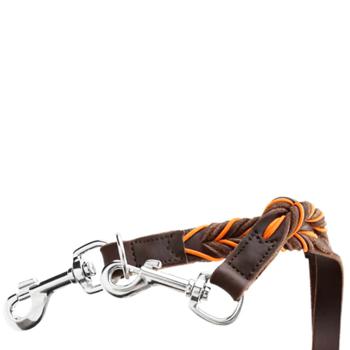 Hunter Solid Education Leather Leash 100cm / 16mm Dark Brown - buy, prices for - photo 3