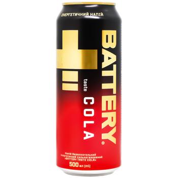 Напій енергетичний Battery Taste Cola 0,5л - купити, ціни на Grono - фото 1