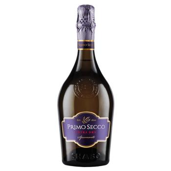 Вино игристое Shabo Primo Secco белое экстра сухое 12% 0,75л - купить, цены на КОСМОС - фото 1