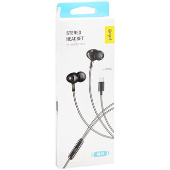 Piko EP-103BKM Type-C Black Headset - buy, prices for Auchan - photo 3