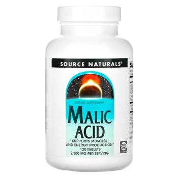 Source Natural Malic Acid 2500mg 120 tablets - buy, prices for Biotus - photo 1