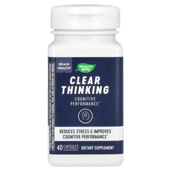 Nature's Way Clear Thinking Brain Support 40 capsules - buy, prices for Biotus - photo 1