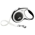 Flexi New Comfort Roulette Leash with Tape S Up to 15kg 5m Black