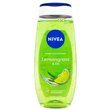 Гель-уход для душа Nivea Лемонграсс с капельками масла 250мл