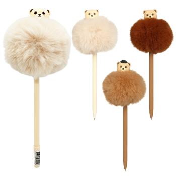 ZiBi Fluffy Bear Ballpoint Pen 0.7mm Blue in Assortment