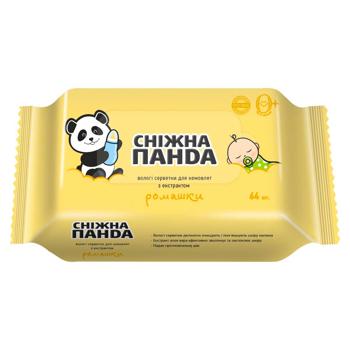 Snow Panda Chamomile Baby Wet Wipes 64pcs - buy, prices for - photo 3