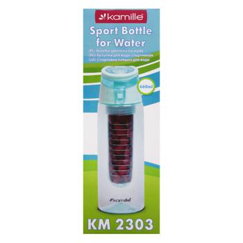 Kamille Sports Bottle for Water 660ml - buy, prices for MegaMarket - photo 2