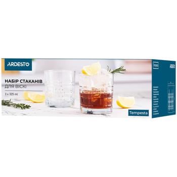 Ardesto Tempesta Set of Whiskey Glasses 325ml 3pcs - buy, prices for Auchan - photo 1