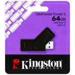 Флеш-накопитель USB Kingston DataTraveler Exodia S 64GB USB 3.2 Gen 1 Black