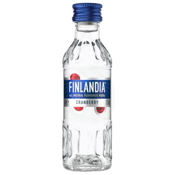 Finlandia Cranberry Vodka 37.5% 50ml - buy, prices for ULTRAMARKET - photo 1