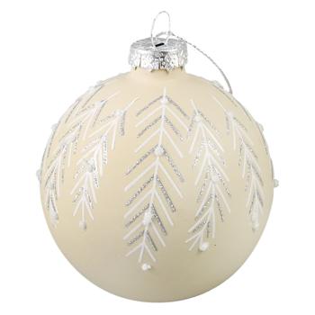 Koopman Christmas Ball with Leaves 8cm in Assortment - buy, prices for - photo 2